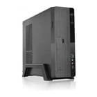 Caixa Magna Micro e Mini ATX Slim da L-Link - 500W de potência - 1x HDD3.5 + 1x SDD2.5 + 1x HDD5.25 - 1x USB 2.0, 1x USB 3.0, Áudio e Micro - Preto - L-Link 87072