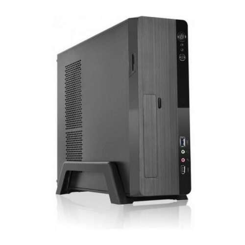 Caixa Magna Micro e Mini ATX Slim da L-Link - 500W de potência - 1x HDD3.5 + 1x SDD2.5 + 1x HDD5.25 - 1x USB 2.0, 1x USB 3.0, Áudio e Micro - Preto - L-Link 87072