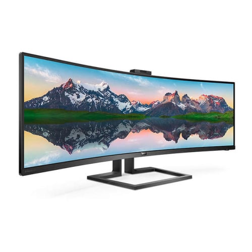 PHILIPS MONITOR 49" 32:9 CURVO DUAL QHD HDMI DP USB-C WEBCAM COLUNAS 499P9H - Philips 499P9H/00
