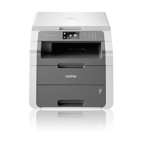 Brother DCP-9017CDW, LED, Impressão a cores, 2400 x 600 DPI, A4, Impressão directa, Preto, Cinzento - Brother DCP9017CDW