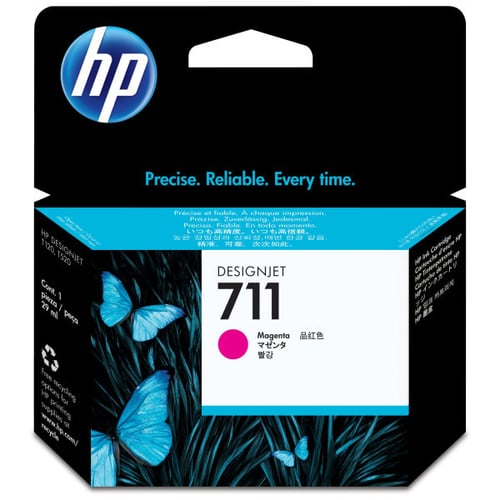 HP Tinteiro DesignJet 711 Magenta de 29 ml - CZ131A