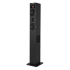 Torre de som Bluetooth NGS Sky Charm 2.1 80W - Controlo remoto - Ecrã LED - USB, rádio FM, entrada auxiliar e entrada ótica para TV - Caixa de madeira - NGS SKYCHARM2.1