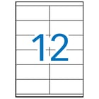 Apli Etiquetas Brancas Permanentes 105.0 x 48.0mm 500 Folhas - APLI 205271