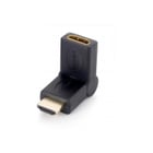 Equip Adaptador dobrável HDMI tipo A macho para HDMI tipo A fêmea - Conectores banhados a ouro - Equip 118911