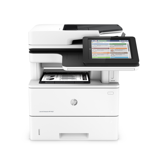 HP LaserJet Enterprise MFP M527dn, Laser, Impressão a preto e branco, 1200 x 1200 DPI, Fotocopiadora a preto e branco, A4, Cinzento - HP F2A76AKIT