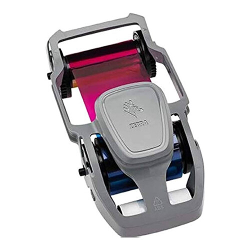 Fita ZEBRA Cor YMCKO ZC100/ZC300 200 imagens - Zebra ZEB800300-250EM