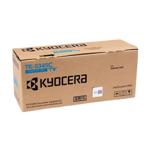Tinteiro de Toner Original Ciano Kyocera TK5345 - 1T02ZLCNL0/TK5345C - Kyocera TK5345C