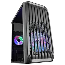 Caixa MARS GAMING MC-S2 MICRO-ATX CASE, 2X FRGB FAN, FRONT MESH, WINDOW, USB 3.0, BLACK - Mars Gaming MCS2