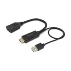 EQUIP ADAPTADOR HDMI / DISPLAYPORT M/F PRETO - Equip 119039