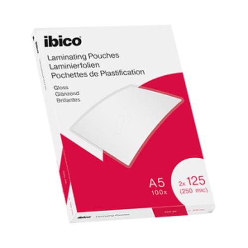 Bolsas de Plastificar 154x216mm A5 125mic 100un - Ibico 1002023