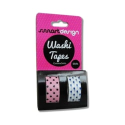 Fita Adesiva Decorativa Washi Tape Bolinhas 2un - SmartD SMD730