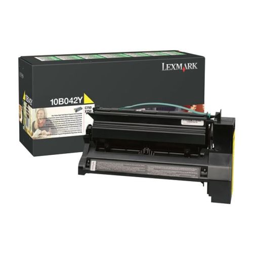 Lexmark 10B042Y toner 1 unidade(s) Original Amarelo - Lexmark 10B042Y