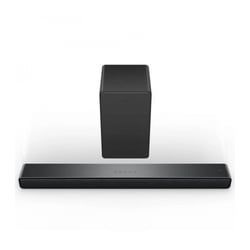 Barra de som TCL P733WE com subwoofer sem fios de 110 W - Saída de áudio de 3.1 canais - Bluetooth 5.2, som 3D, DTS Virtual X, Dolby Digital Plus - Cor preta - TCL P733WE