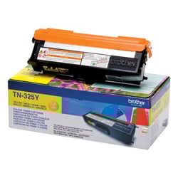 Toner Amarelo. Duração estimada: 3.500 Pág. segundo ISO/IEC19798 - Brother TN325Y