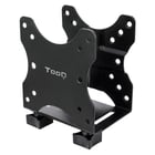 Suporte para mini PC VESA da Tooq - 4 opções de montagem - Peso máximo 5 kg - VESA 100x100 - Preto - Tooq TCCH0001-B