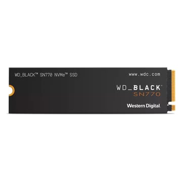 SSD M.2 PCIe 4.0 NVMe WD 1TB Black SN770 -5150R&#47;4900W-740K&#47;800K IOPs - Western Digital WDS100T3X0E