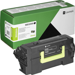 Lexmark MS725/MS821/MS822/MS823/MS825/MS826/MX721/MX722/MX822/MX822/MX826 Toner Preto Original - 58D2000 - Lexmark 58D2000