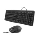 Coolbox Kit Keyboard+Mouse USB - Ligação USB fiável - Design ergonómico - Compatibilidade universal - Cor preta - Coolbox 298542