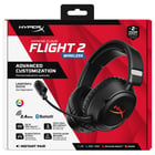 HP HyperX Cloud Flight 2 - Headset de gaming sem fios - Preto - HP B5VC4AA