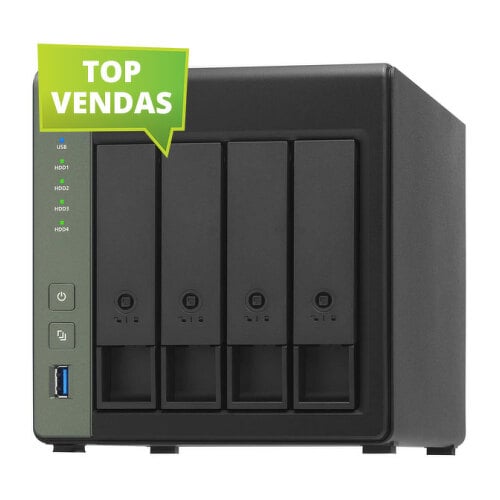 QNAP NAS 4 BAIAS HOT SWAPPABLE E PORTA 10GBE - QNAP TS-431KX-2G