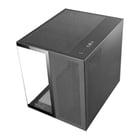 Caixa MARS GAMING MC-NOVAM, M-ATX PREMIUM CUSTOM ALUMINIUM FRONT COOLING + 90º GLASS, USB-C, BLACK - Mars Gaming MCNOVAM