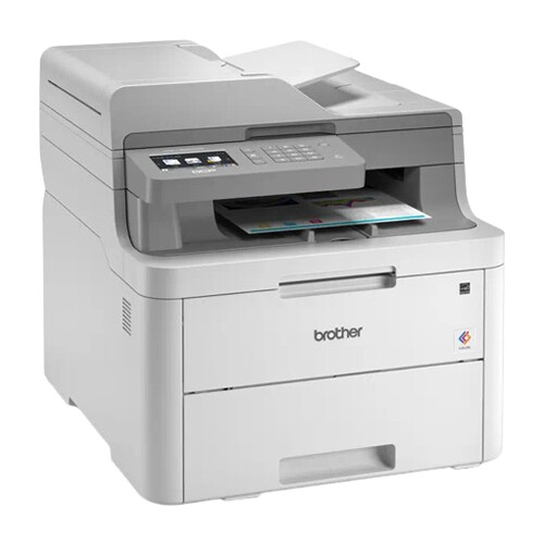 Multifunções laser/ LED cores WiFi com alimentador de documentos e impressão automática em frente e verso - Brother DCP-L3550CDW