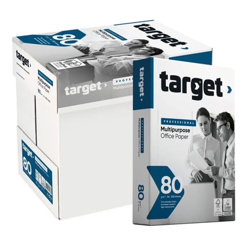Papel 080gr Fotocopia A4 Target Corporate 5x500 Folhas - Target 1801033