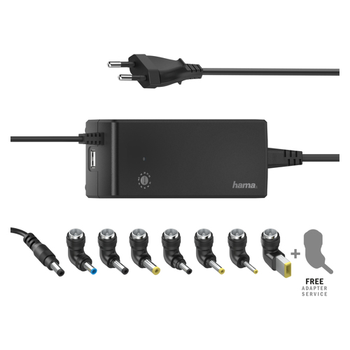 HAMA UNIVERSAL NOTEBOOK CHARGER, 12-22 V/90W - 200004 - Hama 00200004