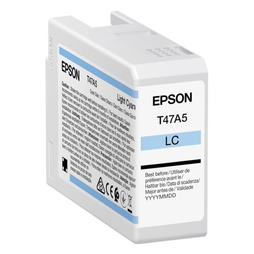 Cartucho de tinta original Epson T47A5 Cyan Light - C13T47A500 - Epson C13T47A500