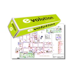 Papel 0420mmx050m 080g Evolution 2 Rolos - Evolution 1821172