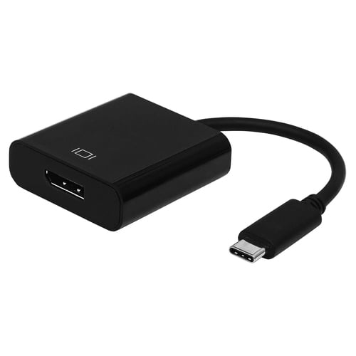 Conversor Aisens USB-C para DisplayPort 4K@60HZ - USB-C/M-DP/H - 15cm - Preto - Aisens A109-0345