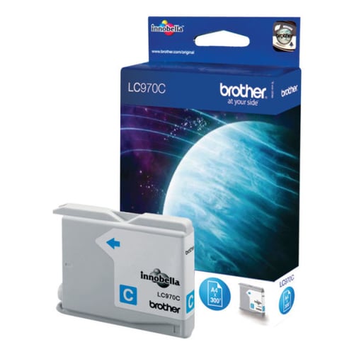 Tinteiro de tinta cião - Brother LC970C