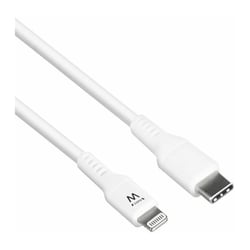EWENT CABO USB TYPE C PARA LIGHTNING 2MT BRANCO - Ewent EW9916