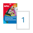 Etiquetas 199,6x289,1mm 10Fls Branco Brilhante Apli 10un - APLI APL10065