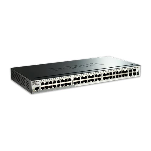 D-LINK SWITCH SMART 48x10/100/1000 + 4xSFP+ 10G (PHYSICAL STACKING) - D-Link DGS-1510-52X