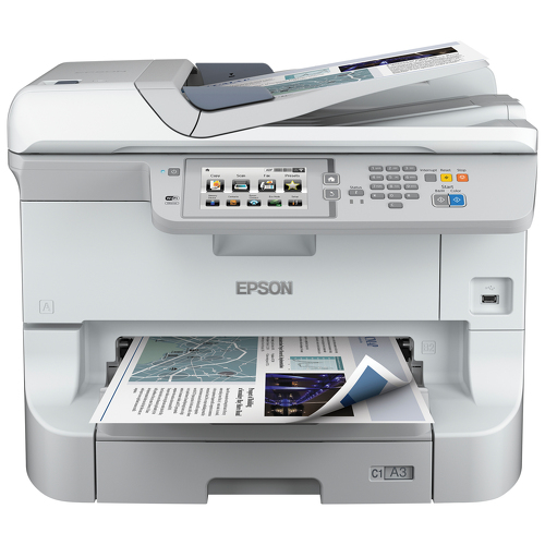 Epson WorkForce Pro WF‑8590 DTWFC, Jato de tinta, Impressão a cores, 4800 x 1200 DPI, A3+, Impressão directa, Branco - Epson C11CD45301BR