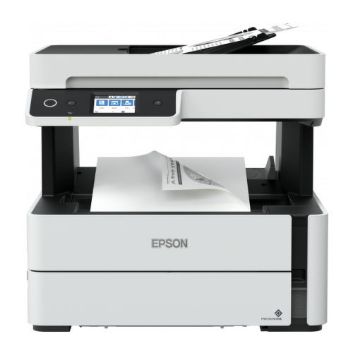 Epson EcoTank ET-M3140, Jato de tinta, Impressão a preto e branco, 1200 x 2400 DPI, Fotocopiadora a preto e branco, A4, Branco - Epson C11CG91402BY