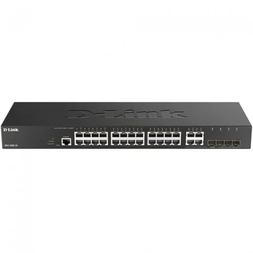 D-Link Managed Switch 24 portas Gigabit + 4 SFP - D-Link DGS-2000-28
