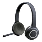 Logitech H600 Auscultador USB sem fios com microfone flexível - Banda para a cabeça ajustável - Dobrável - Controlos do auricular - Preto - Logitech 981-000342