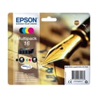 Pacote com 4 cartuchos de tinta originais Epson T1626 - C13T16264012 - Epson C13T16264012