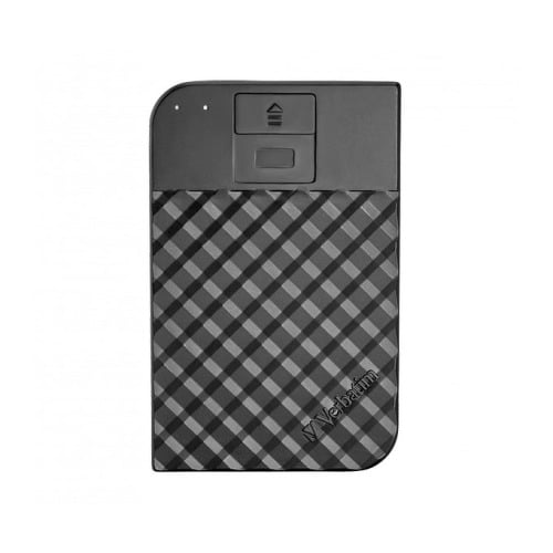 VERBATIM HDD 2.5" 2TB FINGERPRINT SECURE 256 AES ENCRYP USB-C - Verbatim 53651