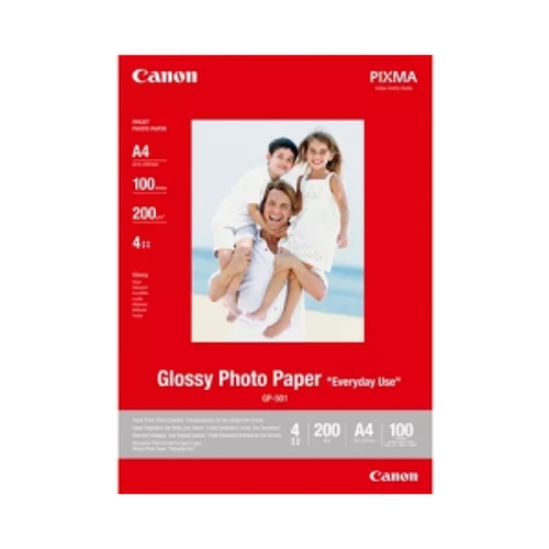 Canon GP-501 Papel Fotografico A4 Brillo 200gr 100 Hojas - Canon 0775B001