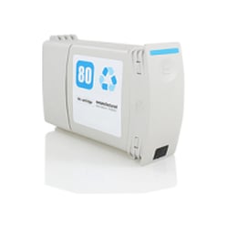 Cartucho de tinta genérico ciano HP 80 - substitui C4846A - HP HI-C4846A(80)