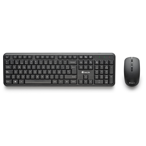Multimedia Wirelss Keyboard + Mouse Set. Silent Keys - NGS SERENITYKITPORTUGUESE