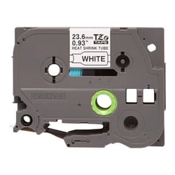 Fita tubo termo retrátil para cabos. Texto preto sobre fundo branco. Largura: 21mm. Comprimento: 1,5m. Cabo recomendado: 4,2mm 13,5mm - Brother HSE251E