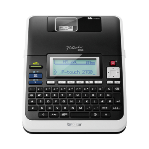 Brother PT-2730, QWERTY, TZ, Trasferência termal, 180 x 180 DPI, 10 mm/seg, Com fios - Brother PT2730
