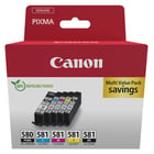 Tinteiro CANON Multipack PGI-580BK / CLI-581 C/M/Y/BK - Canon 2078C007