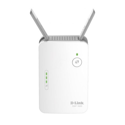 Repetidor WiFi D-Link AC1200 Dual Band - Velocidade até 1000Mbps - Porta RJ45 - 2 Antenas Externas - Botão WPS - Branco - D-Link 135784