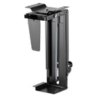 Suporte para CPU de secretária giratório e personalizável em altura com pega de bloqueio fácil - Preto - Aisens 236442
