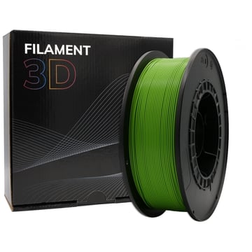 Filamento PLA 3D - Diâmetro 1.75mm - Bobine 1kg - Cor Verde Maçã - PLA-Verde Maçã